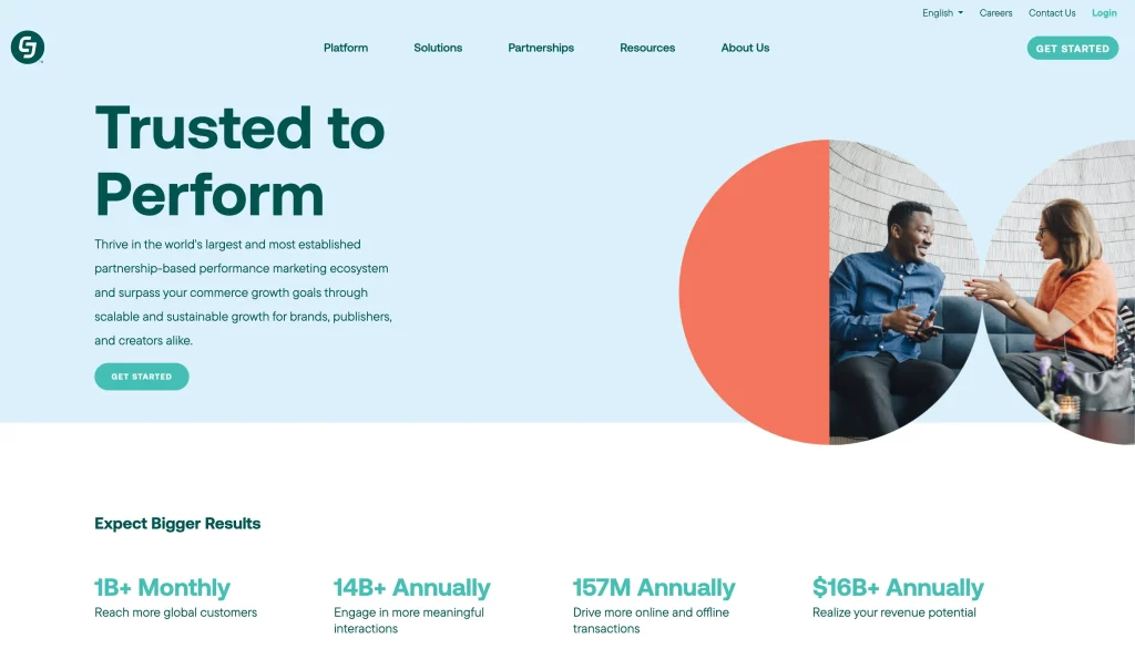 Commission Junction (CJ) homepage